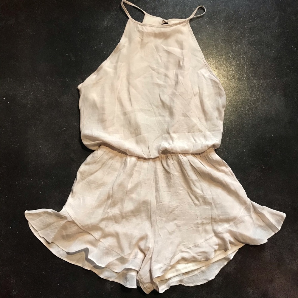 Cream Wishlist Apparel Romper
